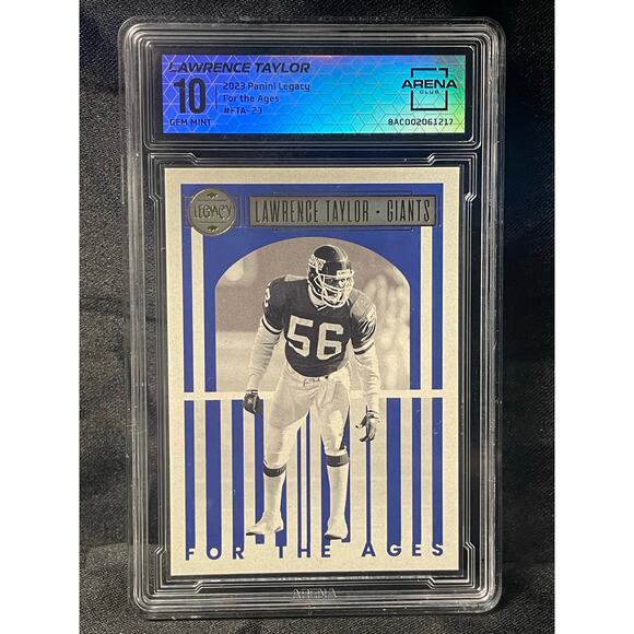 2023 Lawrence Taylor #FTA-23 Panini Legacy For the Ages Graded GEM MINT 10 - Picture 1 of 4